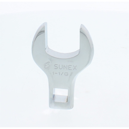 SUNEX 1/2" Drive, SAE Crowfoot Socket Wrench Chrome Plated 97736A